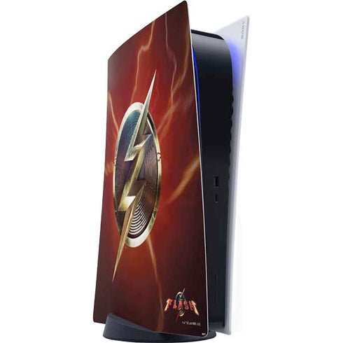 DC Comics The Flash Movie: Logo Poster PS5 Digital Edition Console Skin